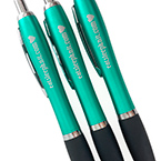 Teal Satin Pen